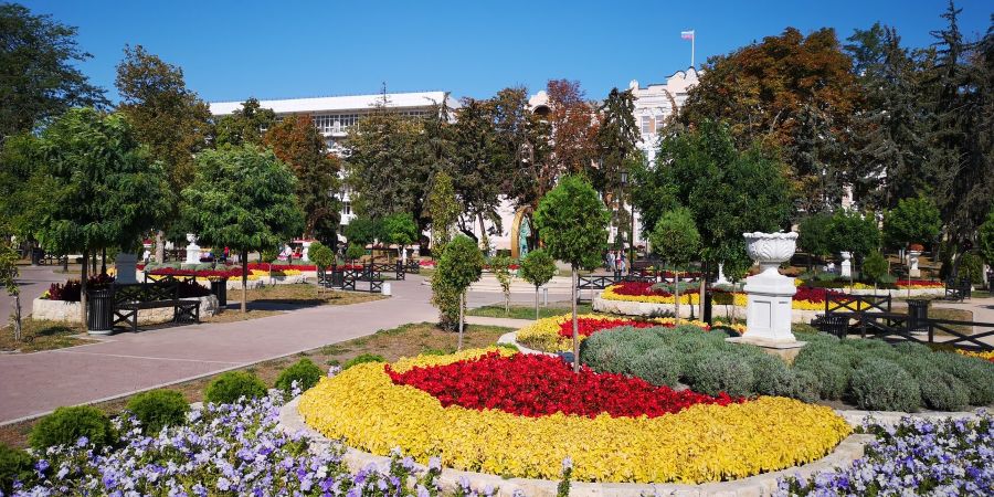 Парк Санаторий «Руно», г. Пятигорск - парк «Цветник»